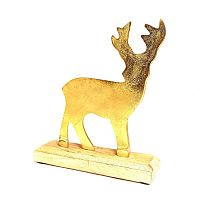 украшение декоративное golden raindeer, 22х18х5 см в Кемерово
