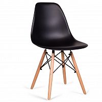 стул деревянный pc-015 черный (eames style) в Кемерово