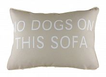 подушка с надписью no dogs on this sofa в Кемерово