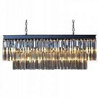 люстра odeon l80 black&glass черная, прозрачное в Кемерово