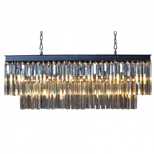 люстра odeon l80 black&glass черная, прозрачное в Кемерово