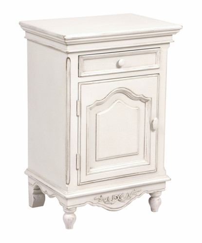 тумбочка прикроватная марсель закрытая молочно-белая в Кемерово