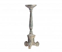 подсвечник фигурный голубой состаренный на 1 свечу antique blue finish, 61 см в Кемерово