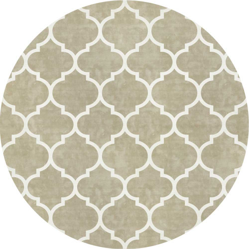 ковер trelli круглый 240x240 бежевый в Кемерово