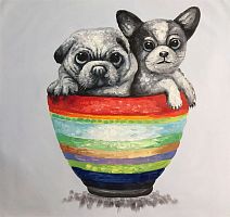 картина маслом маленькие друзья в Кемерово