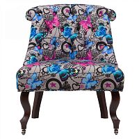 кресло мягкое amelie french country chair бабочки в Кемерово