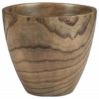 ваза деревянная коническая 26 см susan в Кемерово