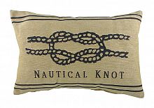 подушка с морским узлом nautical knot natural в Кемерово