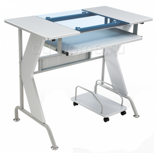 компьютерный стол uliss серебро в Кемерово