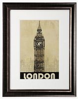 постер с паспарту в раме london в Кемерово