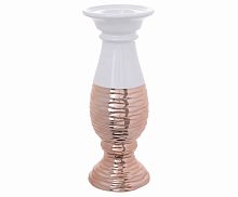 подсвечник белый с золотом фигурный, 26 см в Кемерово