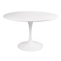 стол eero saarinen style tulip table mdf d110 глянцевый белый в Кемерово