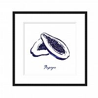 постер blue papaya черный в Кемерово