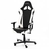 кресло геймерское dxracer racing черно-белое в Кемерово