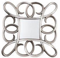 зеркало серебряное квадратное в фигурной раме silver swirl frame от rvastley в Кемерово