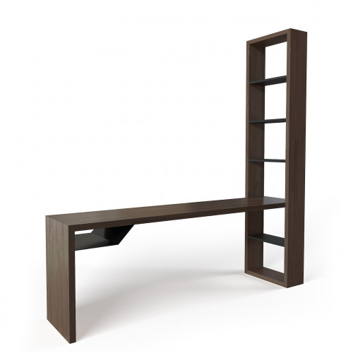 рабочий стол с полками черный ecocomb в Кемерово