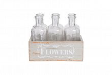 набор стеклянных бутылок flowers в Кемерово