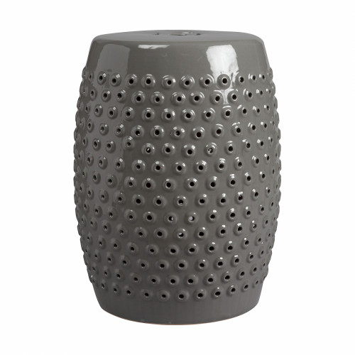 керамический столик-табурет cutwork garden stool серый в Кемерово