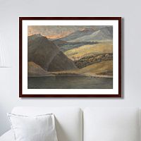 картина: view on lake maggiore at evening, 1781г. в Кемерово
