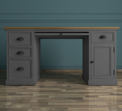 серый рабочий стол palermo серый в Кемерово