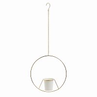 кашпо с подвесом белое в Кемерово