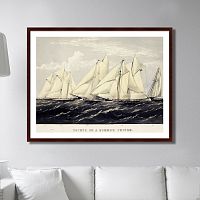 картина: yachts on a summer cruise, 1871г. в Кемерово