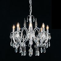 люстра md103908-8a от illuminati прозрачная/ хром в Кемерово
