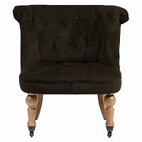 кресло amelie french country chair серо-коричневое в Кемерово