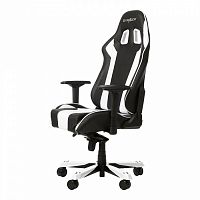 кресло геймерское dxracer king ks06 черно-белое в Кемерово