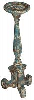 подсвечник состаренный фигурный голубой relic collection, 61 см в Кемерово
