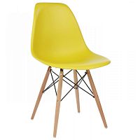 стул деревянный eames pc-015 yellow в Кемерово