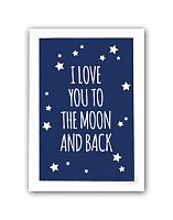 постер to the blue moon and back а3 в Кемерово