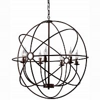 люстра foucault's orb crystal nude коричневая в Кемерово