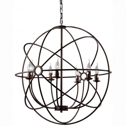 люстра foucault's orb crystal nude коричневая в Кемерово