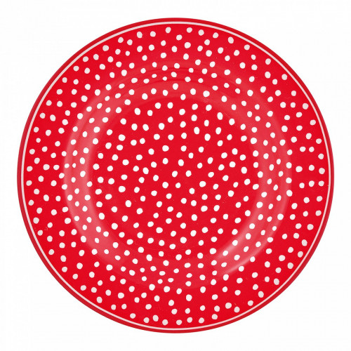 десертная тарелка dot red в Кемерово
