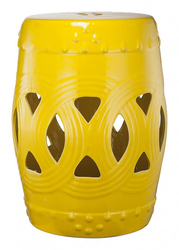 керамический столик-табурет fence stool yellow в Кемерово