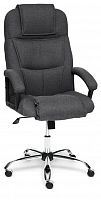компьютерное кресло tetchair бергамо (крестовина хром, обивка ткань) для руководителя в Кемерово