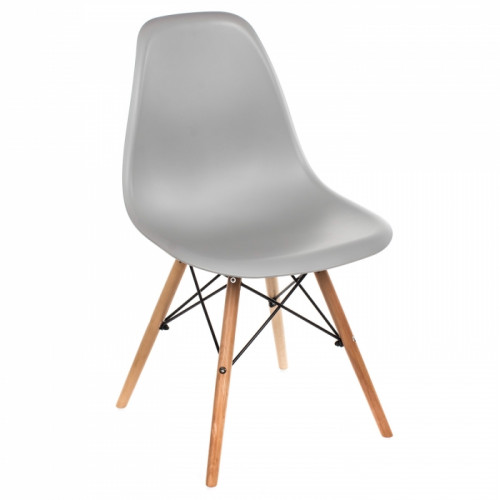 стул деревянный eames pc-015 grey в Кемерово