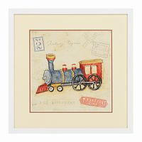 постер vintage locomotive разноцветный в Кемерово
