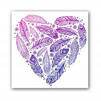постер heart а3 (фиолетовый) в Кемерово
