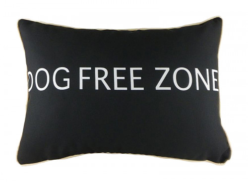 подушка с надписью dog free zone в Кемерово