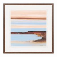 постер sunrise on the shore разноцветный в Кемерово
