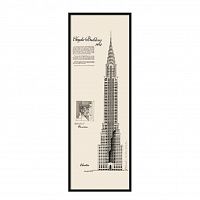 постер chrysler building черный в Кемерово
