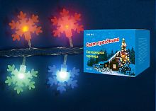 светодиодная гирлянда «снежинки-3» 700см (07936) uniel uld-s0700-050/dta multi ip20 snowflakes-3 в Кемерово