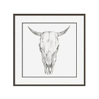 постер bison skull коричневый в Кемерово