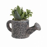 искусственный цветок в сером кашпо в Кемерово