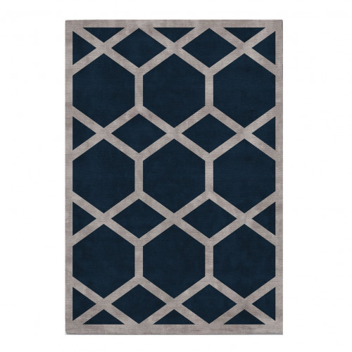 ковер ahston blue 200x290 синий в Кемерово