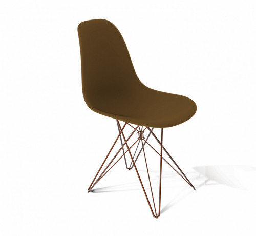 стул dsr коричневый s50 (eames style) в Кемерово