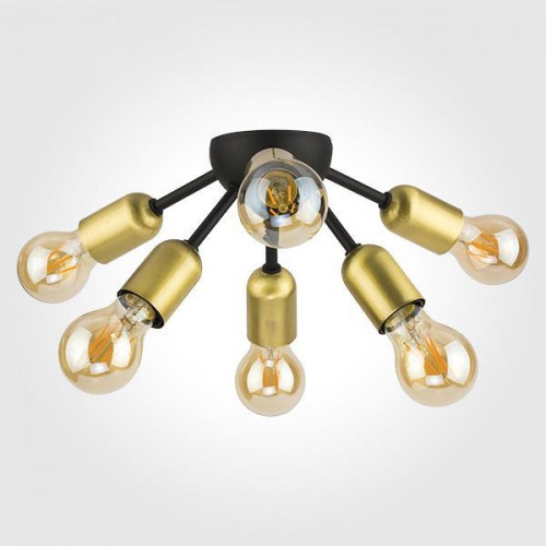 потолочная люстра tk lighting 1467 estrella black в Кемерово