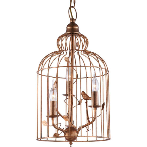 подвесная люстра arte lamp gabbia a1865sp-3bg в Кемерово